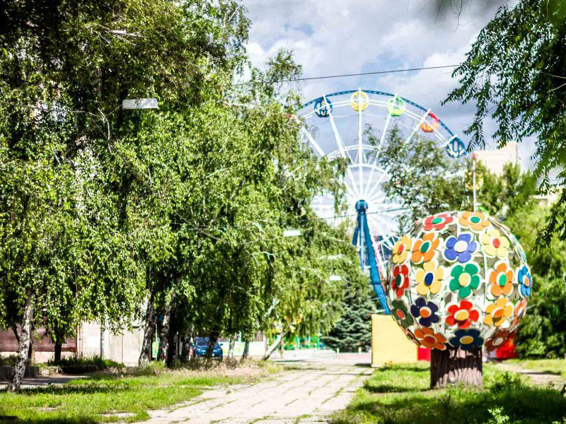 Цирковое шоу в Комсомольском саду